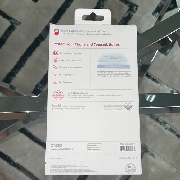 Glass Screen Protector iPhone 12 Pro Max - Picture 2 of 2